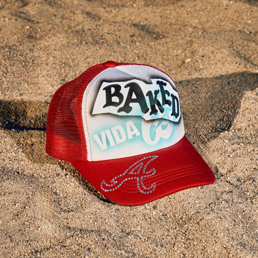 Custom 1 of 1 Airbrush Trucker Hat - BAKED x Atelier99 Collab